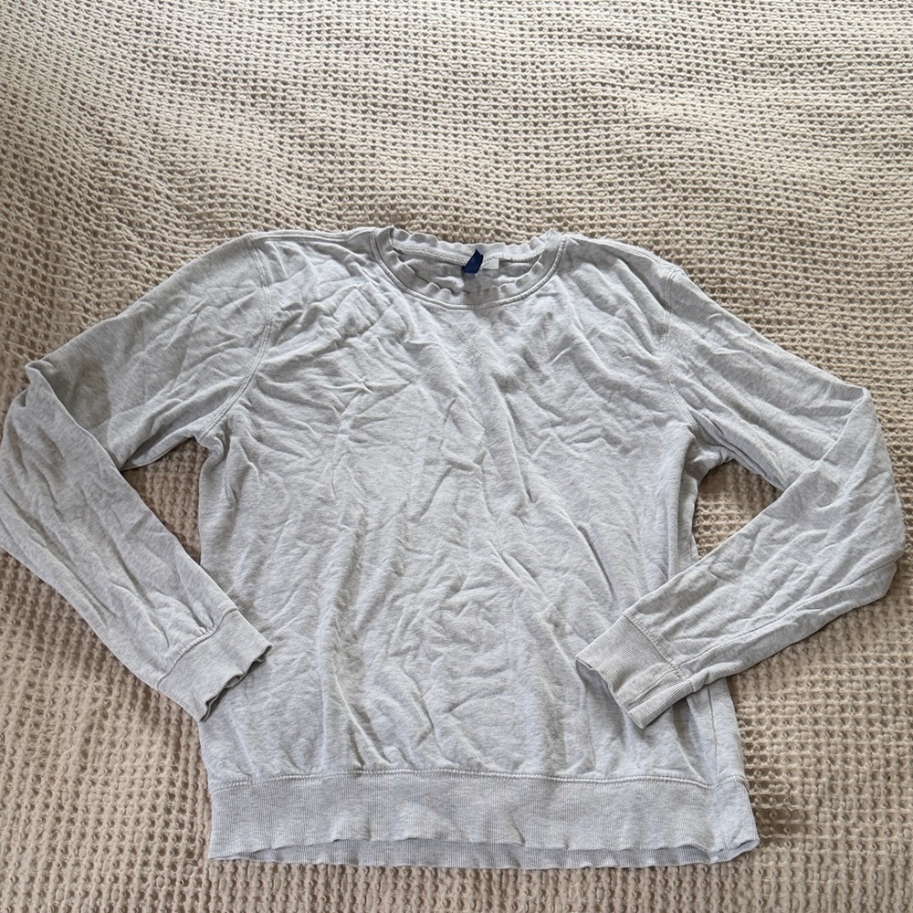 H&M Men's Light Gray Lightweight Sweatshirt